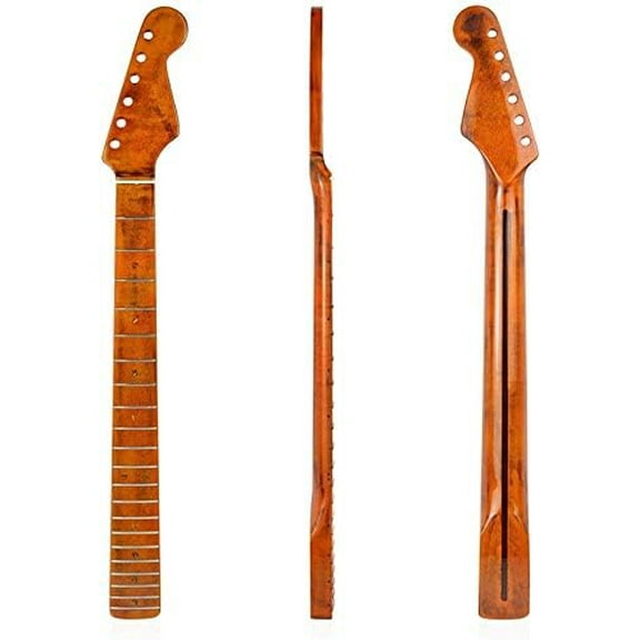 Maple Electric Guitar Neck 21 String Electric Guitar Neck Maple Handle 9.5 Ef Bc 82 Fingerboard for St Strat Back Centerline Friendly$$Music