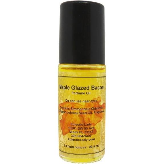 Maple Glazed Bacon Perfume Oil, 1.0 Oz Portable Roll-On Fragrance