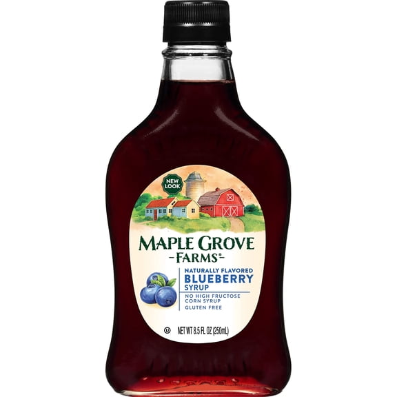 Maple Grove Farms, Blueberry Syrup, 8.5 Ounce