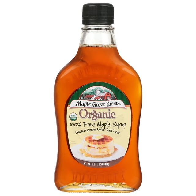 Maple Grove Farms Organic Pure Maple Syrup, 8.5 fl oz