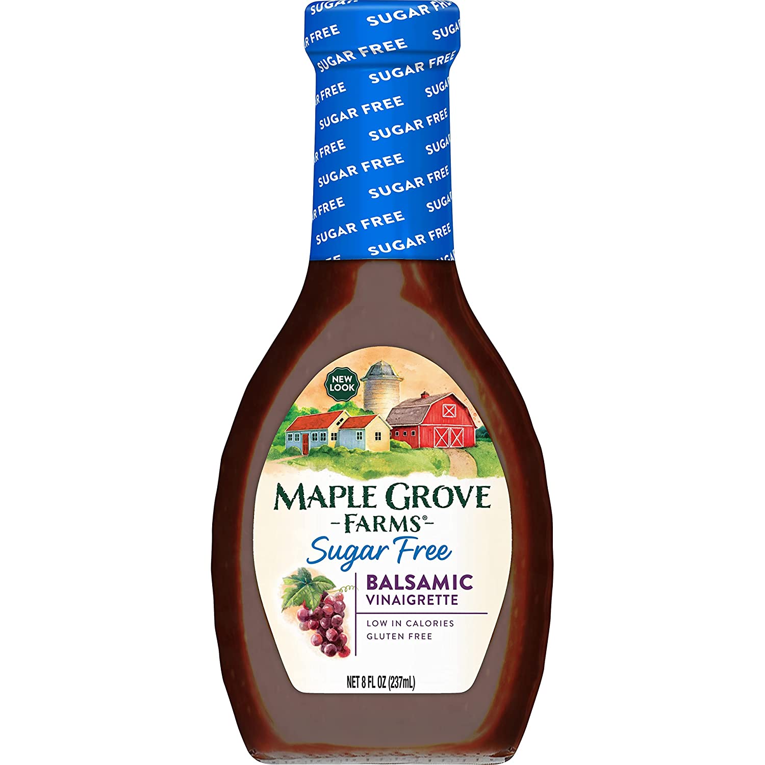 Maple Grove Farms SugarFree Balsamic Vinaigrette Dressing, 8 Ounce