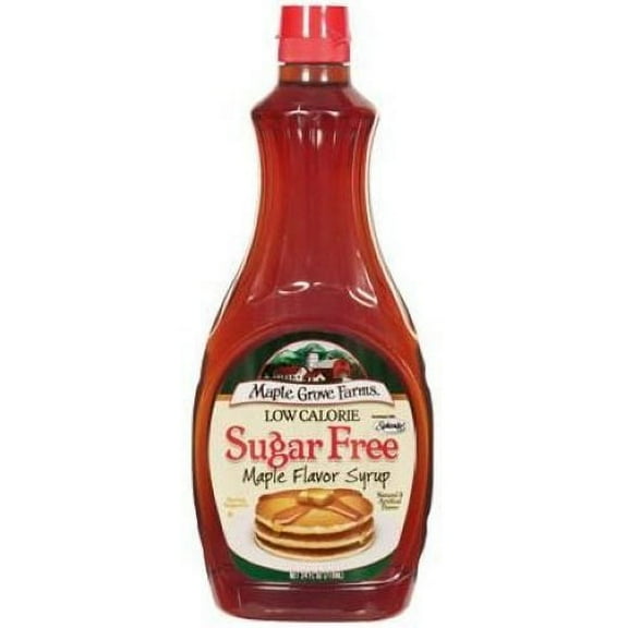 Maple Grove Farms Sugar Free Maple Flavored Syrup, 24 Ounce -- 12 per case.