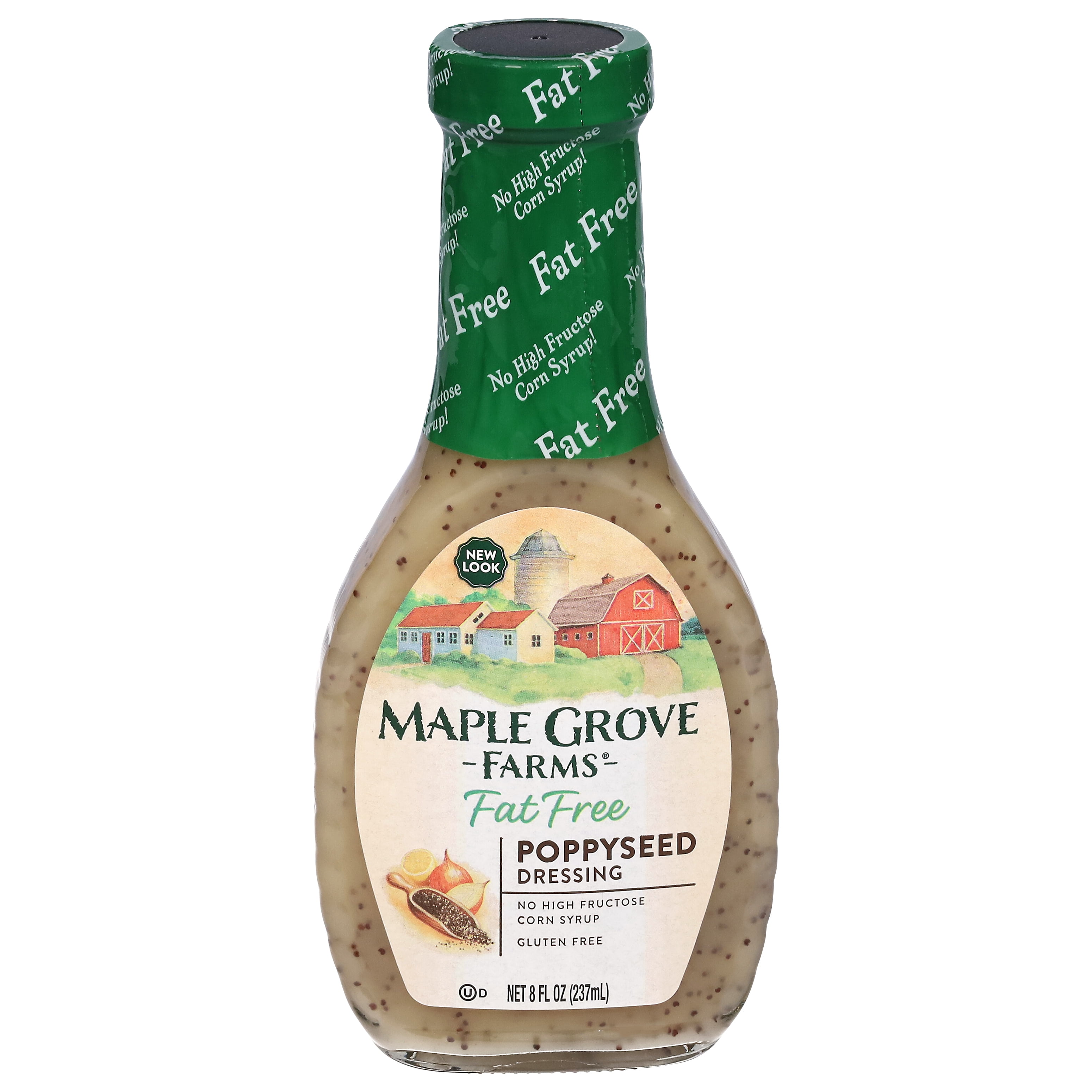 Maple Grove Farms of Vermont Poppyseed Dressing Fat Free, 8 fl oz