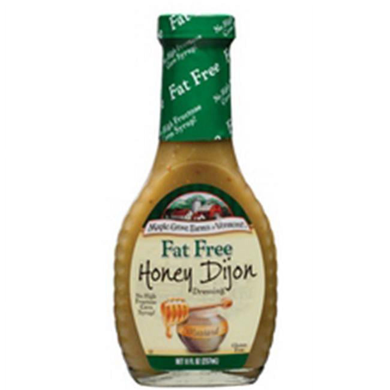 Maple Grove Fat Free Honey Dijon Salad Dressing 8 Oz Pack of 6