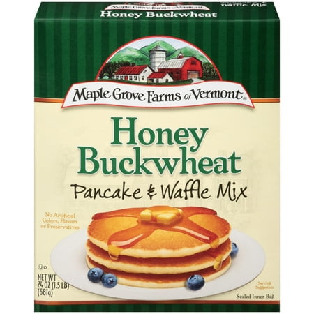 Maple Grove Honey Buckwheat Pancake Mix, 24 Oz