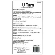 Maple Island Quilts U Turn Quilt Pattern