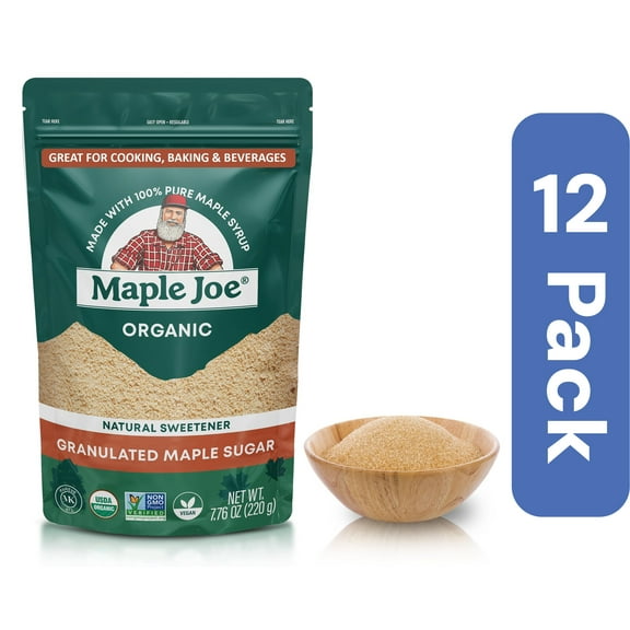 Maple Joe Organic Maple Sugar 7.76 oz (Pack Of 12)