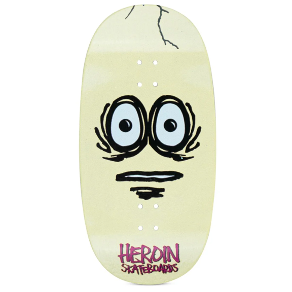 Maple Lab Eggzilla Fingerboard Deck, 5-Ply Maple Wood, Real-Wear Graphic, Includes Foam Tape - Eggzilla - 48mm x 98mm