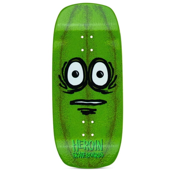 Maple Lab The Pickle Fingerboard Deck, 5-Ply Maple Wood, Real-Wear Graphic, Fits 36mm+ Trucks, Includes Foam Tape - 42mm x 98mm