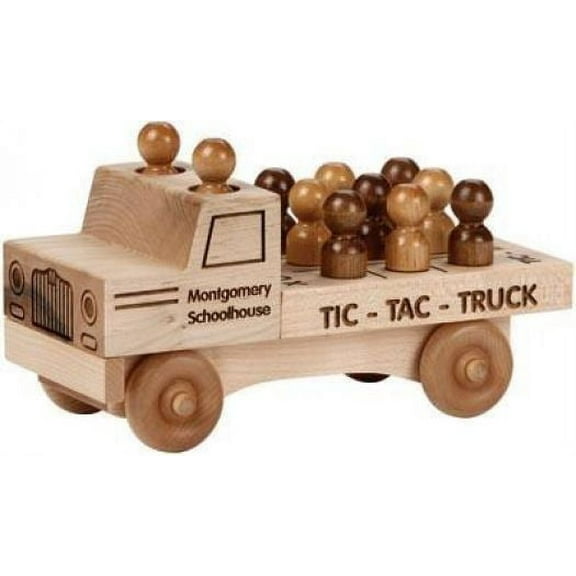 Maple Landmark 76235 Natural Classic, Tic Tac Truck, Wood Toy