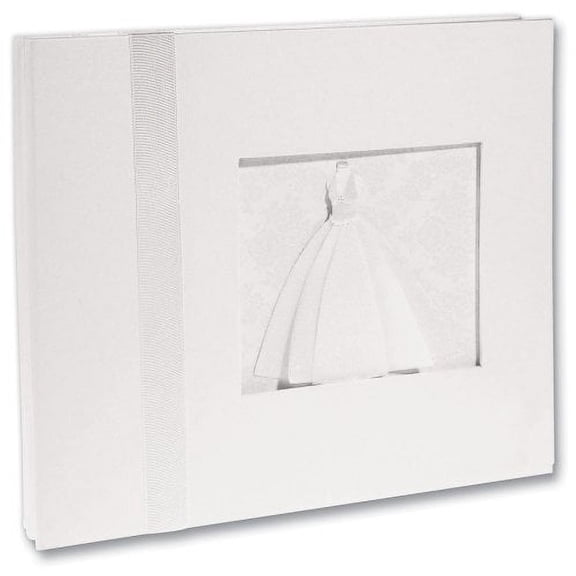 Maple Lane I Do Dressed in White 8x8 inch Wedding Photo Album Scrapbook Kit - Archival Quality & Acid Free