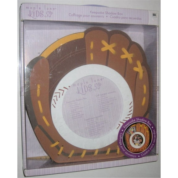 Maple Lane Kids Baseball Glove (Keepsake Shadow Box) - Picture Frame