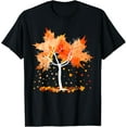 thumbnail image 1 of Maple Leaf Autumn Tree Tee Orange Autumn Fall Leaves Season T-Shirt, 1 of 3
