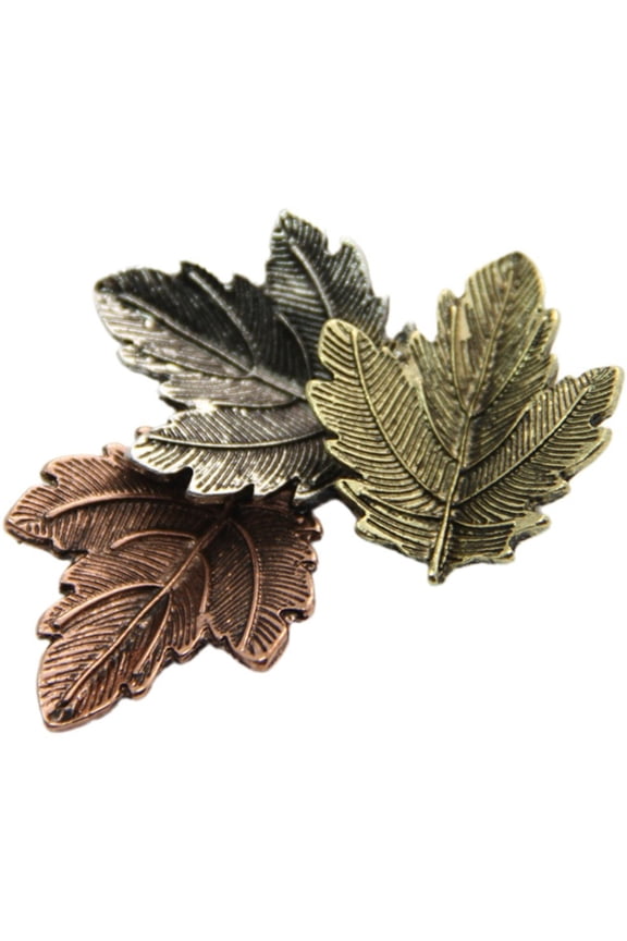 Maple Leaf Brooch Multi-layer Enamel Brooch Exquisite Collar Lapel Pin Party Garment Accessories for Jacket Decoration