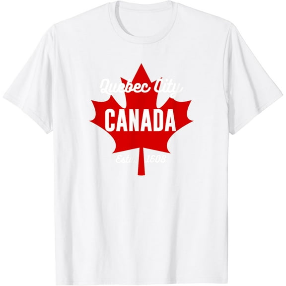 Maple Leaf Canada Flag Eh Quebec City Canada Souvenir T-Shirt