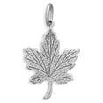 thumbnail image 1 of Maple Leaf Charm Sterling Silver - Made in the USA, 1 of 1