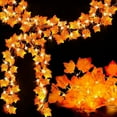 thumbnail image 1 of Maple Leaf Fall Garland Lights, Fall Decor 20 LED Enlarged Fall Leaves Fall String Lights Waterproof Battery Operated Thanksgiving Halloween Autumn Harvest Home Indoor Outdoor Decor, 1 of 5