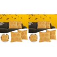 thumbnail image 1 of Maple Leaf Fall Pillow Covers 18 x 18 Set of 2 Decorative Autumn Harvest Throw Pillow Cases Soft Plush for Farmhouse Sofa Bed Home, 1 of 9