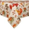 thumbnail image 1 of Maple Leaf Fall Tablecloth Waterproof, Thanksgiving Table Cloth Rectangle, Stain Resistant Fabric Table Cloths for Kitchen Table Party Picnic Dinner Decor (60 x 84 Inch), 1 of 6