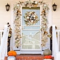 thumbnail image 1 of Maple Leaf Garlands Vines for Halloween Decorations, Foldable Beautiful Artificial Garland for Home Garden Wedding Party Thanksgiving Dinner Fireplace Door Frame 67.71Inch White, 1 of 6