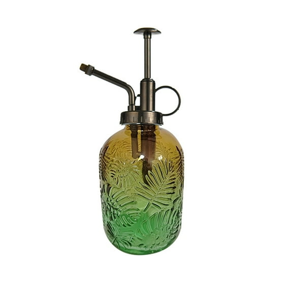 Maple Leaf Glass Watering Sprayer - 360ml Capacity - Vintage Design for Plants, Cleaning & Decorative Use