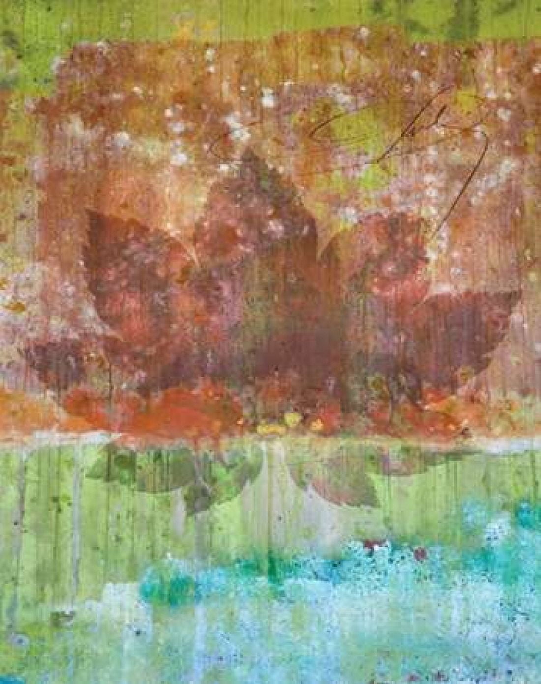 Maple Leaf II Canvas Art - Kathy Mahan (24 x 36)