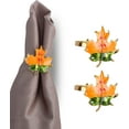 thumbnail image 1 of Maple Leaf Napkin Rings Set of 2 Autumn, 1 of 7