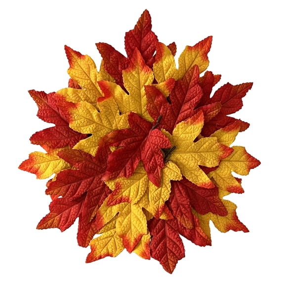 Maple Leaf Placemat, Autumn Artificial Leaves Decoration for Home, Thanksgiving Halloween Centerpieces for Tables Decoration (1Pc)