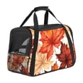 thumbnail image 1 of Maple Leaf Premium Pet Carrier Bag - Durable 900D Oxford Cloth Fabric with Sherpa Base - Secure & Comfortable Travel - 17x10x11.8 in - Ideal for Small Dogs & Cats, 1 of 7