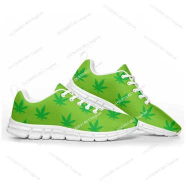 Maple Leaf Printed Pop Sports Shoes Mens Womens Teenager Kids Children Sneakers Casual Custom High Quality Couple Shoes White