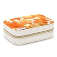 thumbnail image 1 of Maple Leaf Pumpkin Velvet Portable Jewelry Display Stand and Organizer with Removable Compartment - Gift, 1 of 7