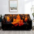 thumbnail image 1 of Maple Leaf Sofa Cover Autumn Season Natural Plant Printed Couch Covers Slipcovers Washable Furniture Protector for Living Room, 1 of 4