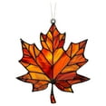 thumbnail image 1 of Maple Leaf Suncatcher, Acrylic Stained Glass Window Hanging, Maple Leaves Fall Ornaments Fall Leaf Decorations Window Wall Hanging Ornament for Thanksgiving Autumn Party Supplies Red G, 1 of 4