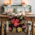 thumbnail image 1 of Maple Leaf Table Runner, Autumn Thanksgiving Kitchen Dining Table Decoration for Home Party Decor 13x120 Inches, 1 of 9