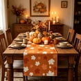thumbnail image 1 of Maple Leaf Table Runner Fall Thanksgiving Dining Table Decor Water Resistant Washable Autumn Holiday Table Flag, 1 of 6