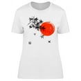 thumbnail image 1 of Maple Leaves And Sun T-Shirt Women -Image by Shutterstock, Female XX-Large, 1 of 2