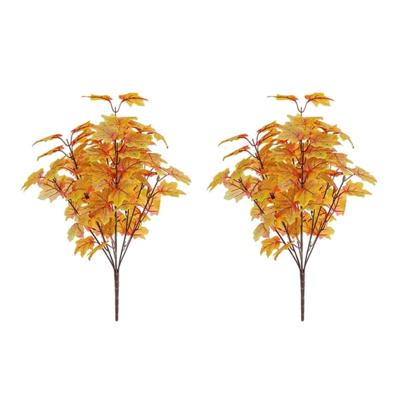 Maple Leaves Dead Tree Decoration Branches Simulated Maple Leaves Red Maple Leaves Halloween Maple Leaf Cuttings
