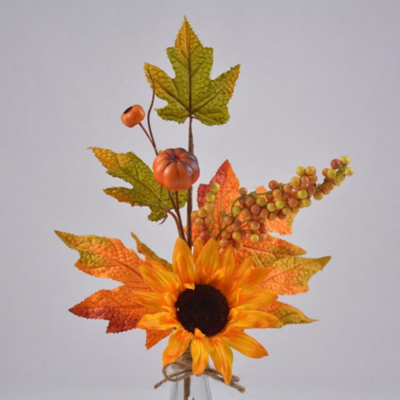 Maple Leaves, Fake Fall Bundles Faux Autumn Red Branches - for Wedding Home Kitchen Office DIY Hotel Table Decoration