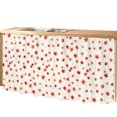 thumbnail image 1 of Maple Leaves Sink Skirt Curtain 32''x55'', Famrhouse Botanical Rutsic Fall Cream Cabinet Door Curtain Pantry Utility Curtains, Bathroom Kitchen Laundry Privacy Drape Waterproof Dishwasher Curtains, 1 of 9