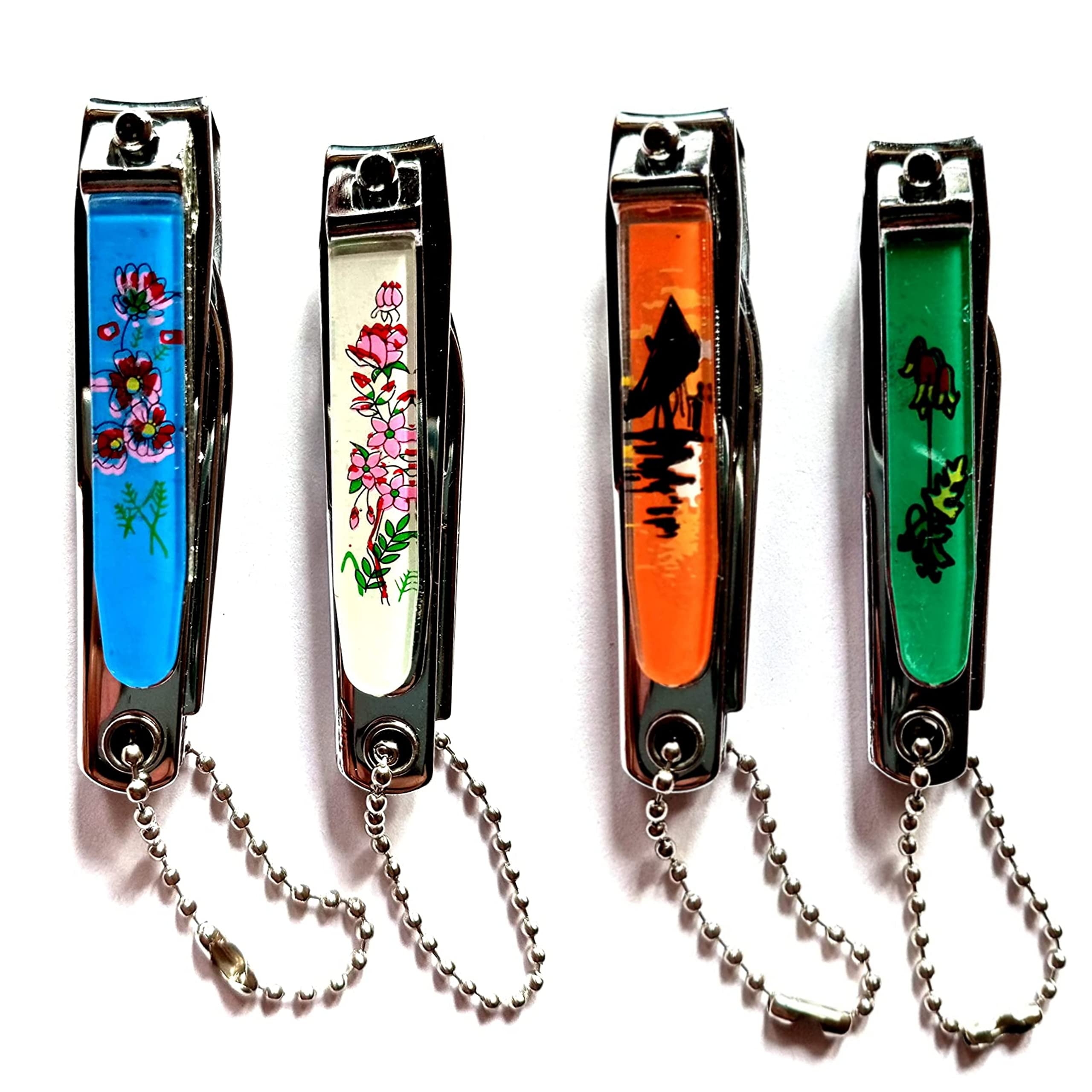 Maple Original Bell Nail Cutter Clipper With Nail File(Set Of 4) Made