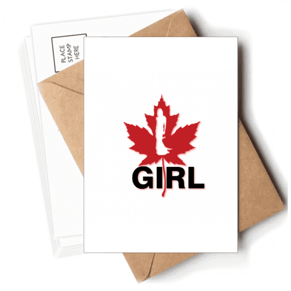 Maple  Portrait Girl Art Deco  Fashion Postcards Envelopes Blank Note Cards Mailing