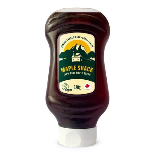 Maple Shack Pure Canadian Maple Syrup Dark 620g, British Import (Pack of 2)