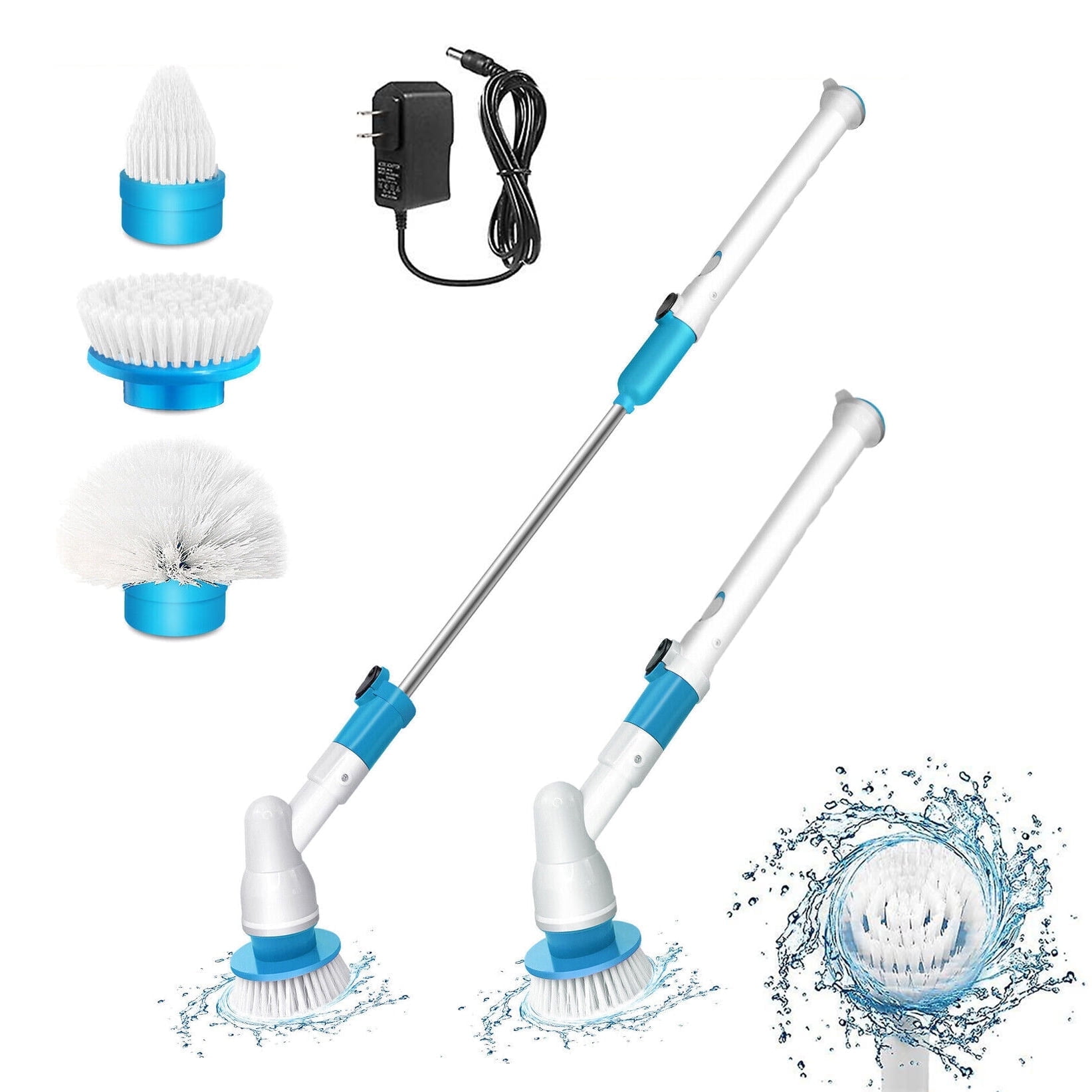 Maple Star Electric Spin Scrubber Brush with Long 