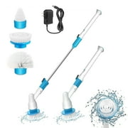 Maple Star Electric Spin Scrubber Brush with Long Handle Cordless Shower Floor for Cleaning Tub Tile