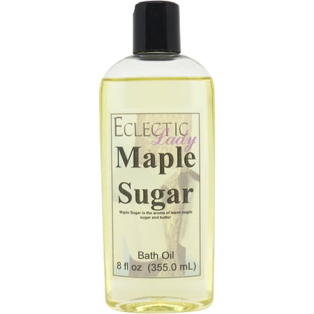 Maple Sugar Bath Oil - Scented Body Oil - Relaxing & Moisturizing Bathing Oil - Fragrance Body Oil For Dry & Rough Sensitive Skin - 8 oz