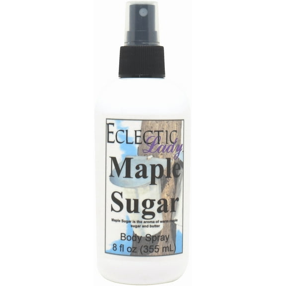 Maple Sugar Body Spray, Eclectic Lady, Hydrating Mist, Unisex, 16 oz