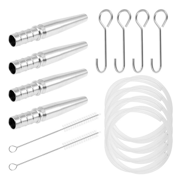 Maple Syrup Tapping Kit Easy to Use Hydrometer Test Cup Kit Reusable Syrup Tap Set Safe Stainless Steel Maple Tree Taps Kit for Measuring