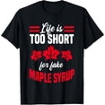 thumbnail image 1 of Maple Syrup Tree Sap Tapping Sugaring Hobbyist T-Shirt, 1 of 4