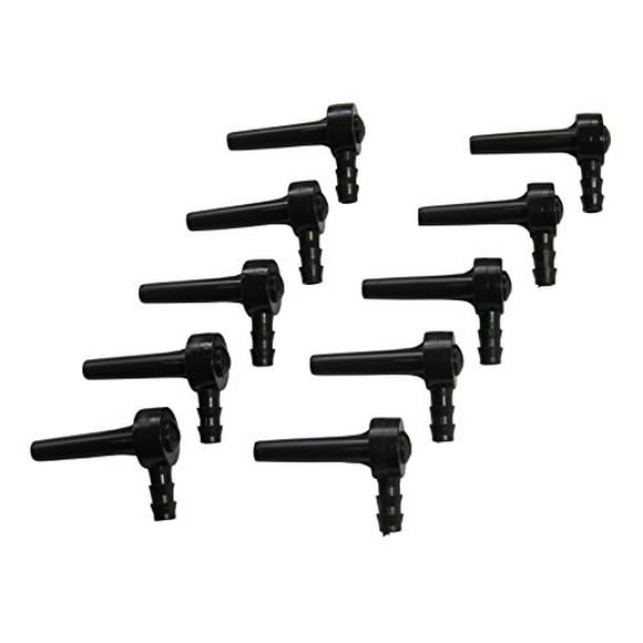 Maple Tree Tapping - Black Plastic Maple Tapping Spiles - Set of 10 - 5/16" Maple Tap Spiles