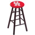 thumbnail image 1 of Maple Vanity Stool in Dark Cherry Finish with Houston Seat, 1 of 2
